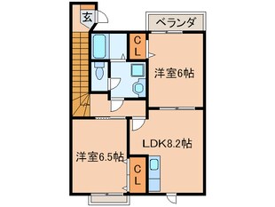 ビイラ・ファインＡの物件間取画像